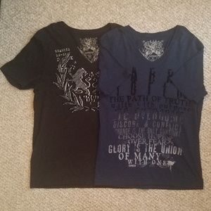 Bundle (2) Mens Medium Express Tee Shirt